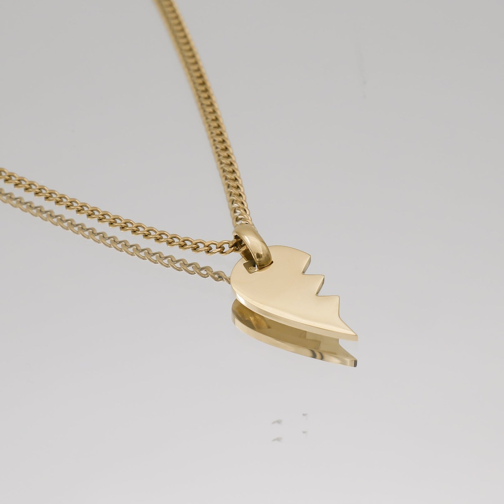 Amika Split Hart ketting