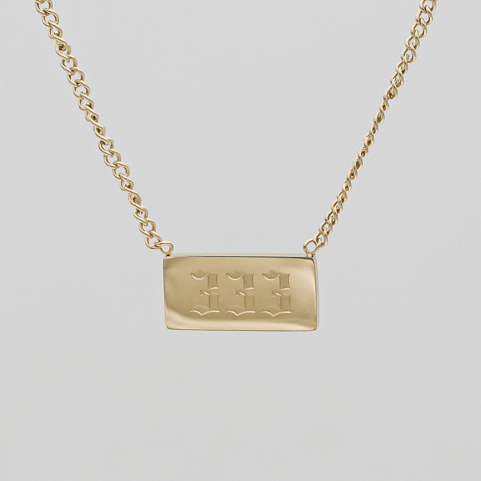 Engel Nummer Tablet Ketting