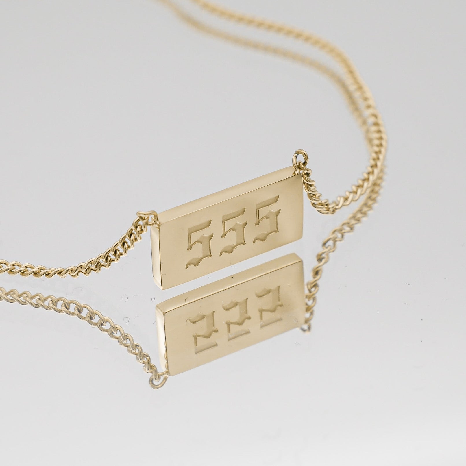 Engel Nummer Tablet Ketting