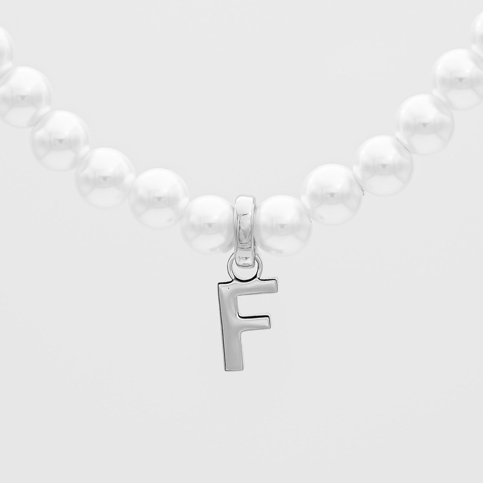 Classic Pearl Initial Necklace