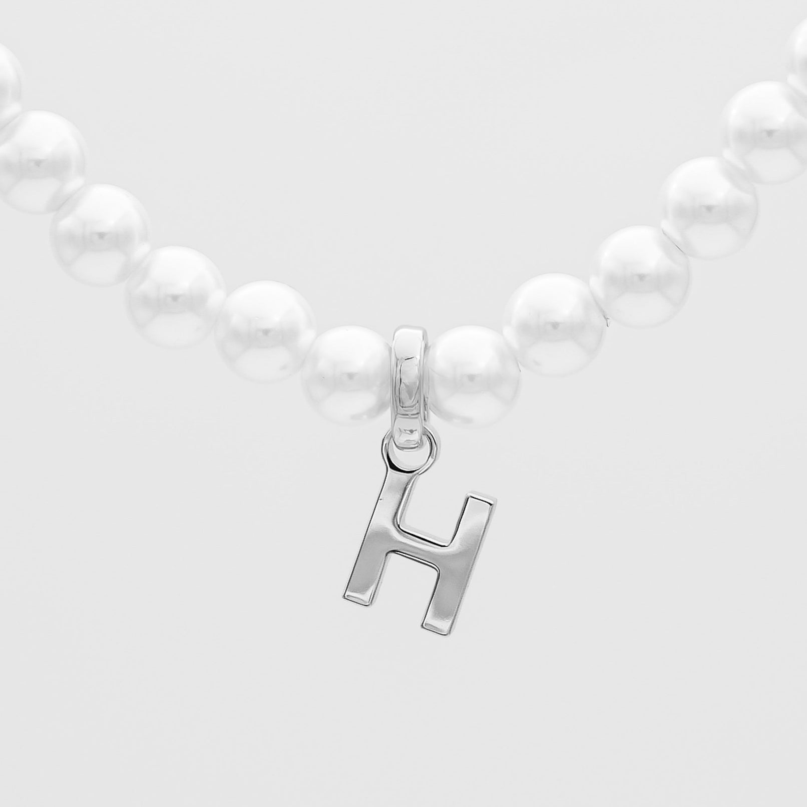 Classic Pearl Initial Necklace