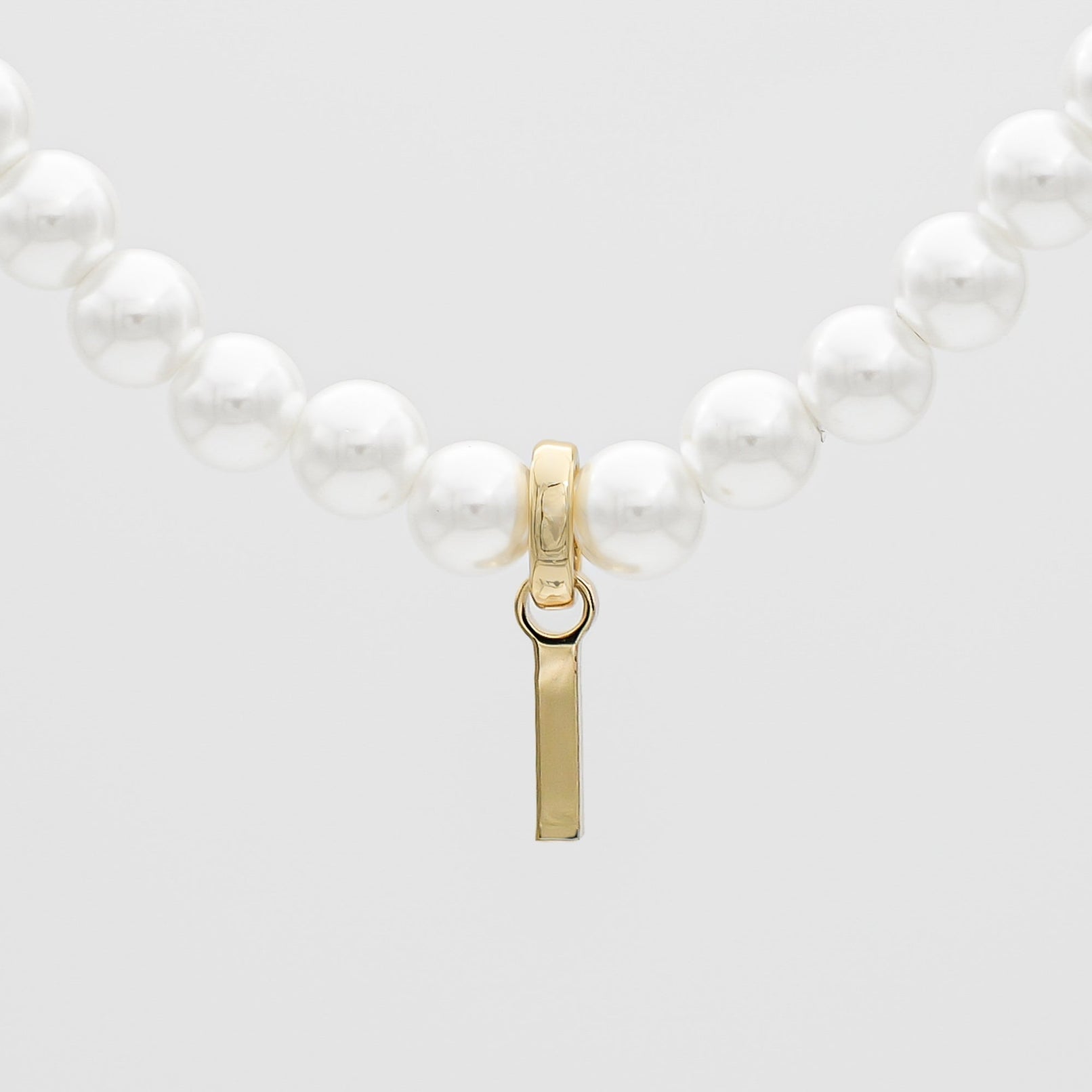 Classic Pearl Initial Necklace