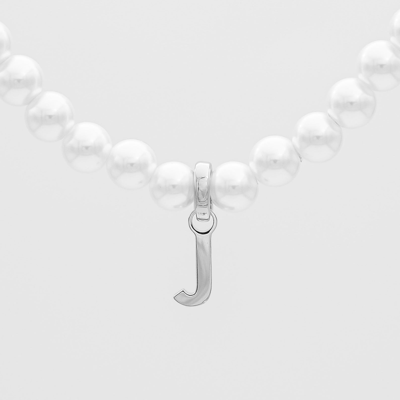 Classic Pearl Initial Necklace