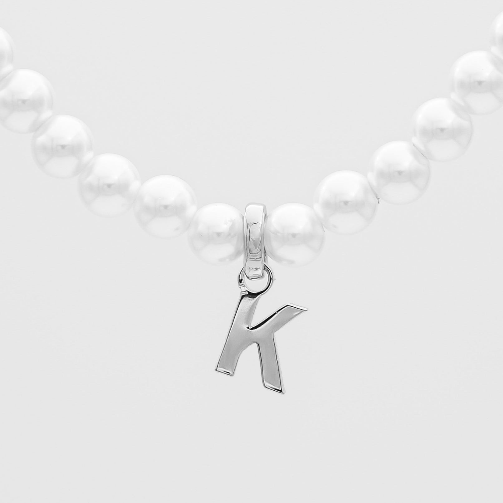 Classic Pearl Initial Necklace