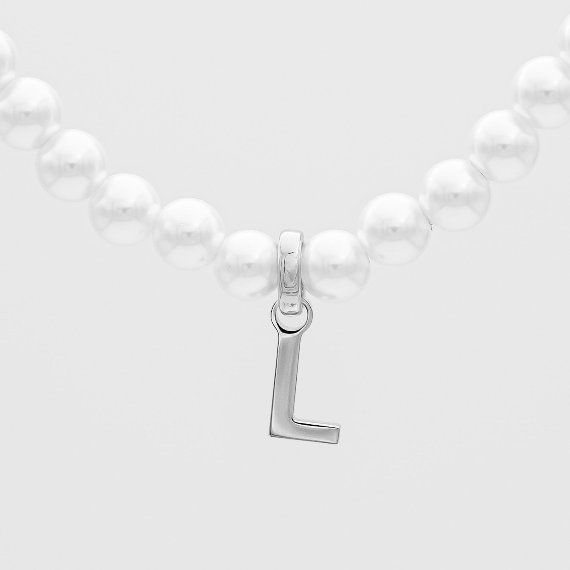 Classic Pearl Initial Necklace