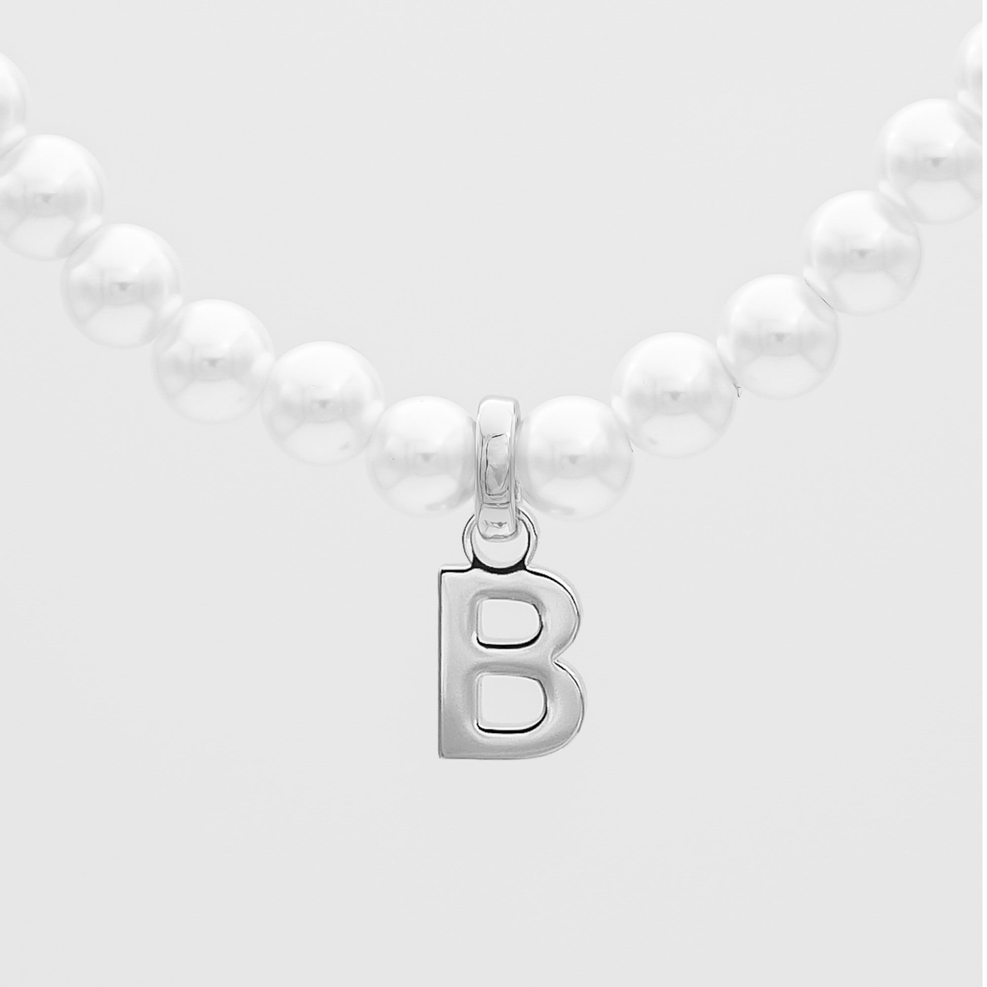 Classic Pearl Initial Necklace