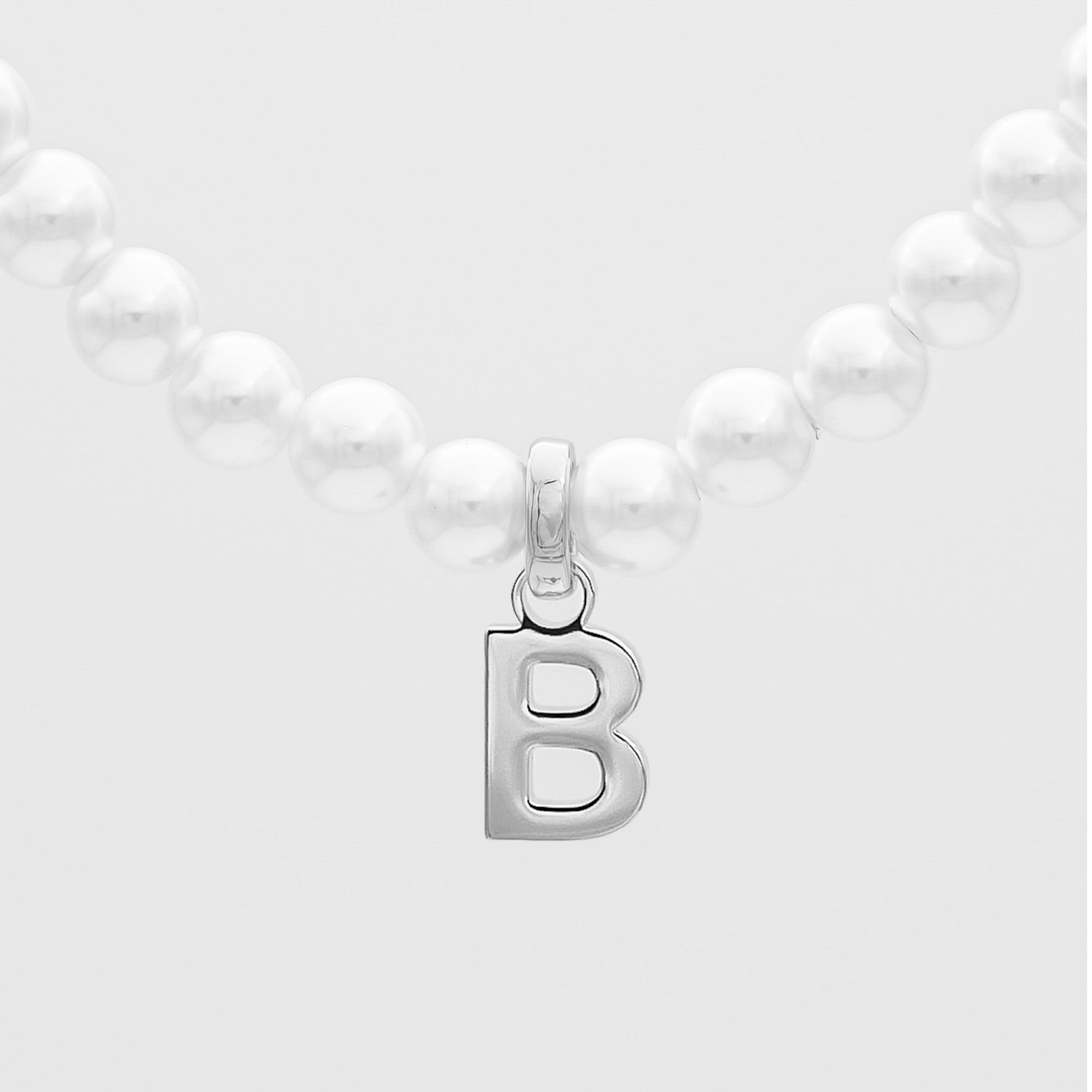 Classic Pearl Initial Necklace