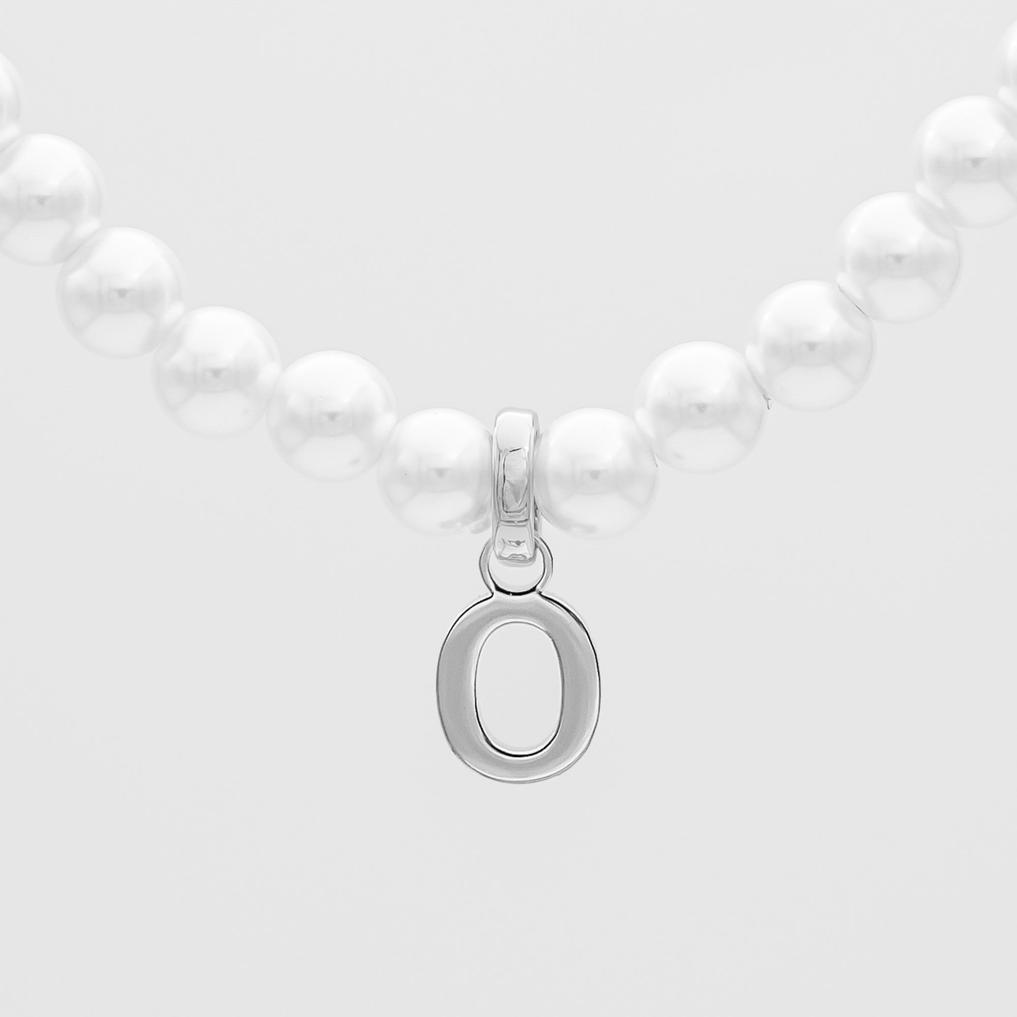 Classic Pearl Initial Necklace