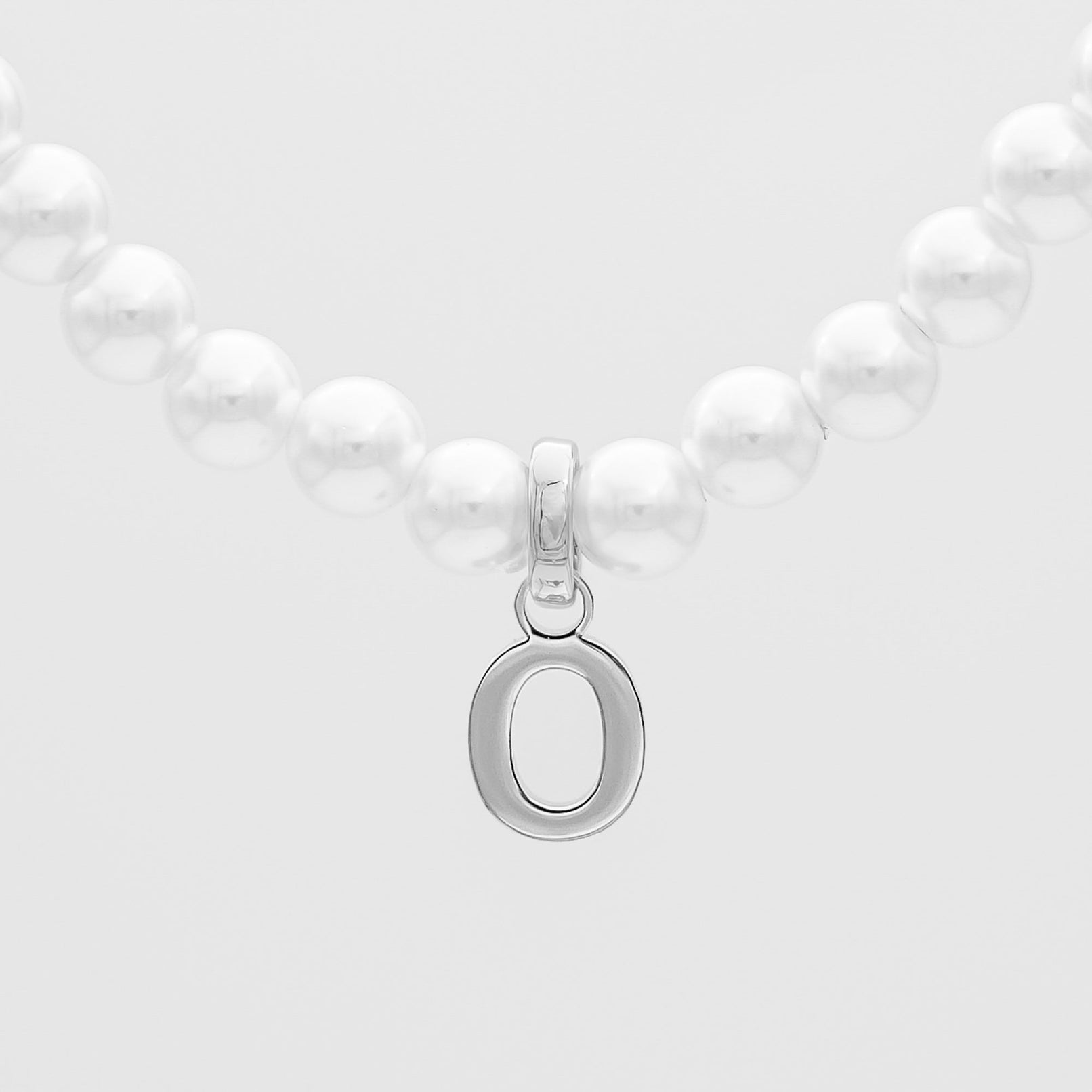 Classic Pearl Initial Necklace