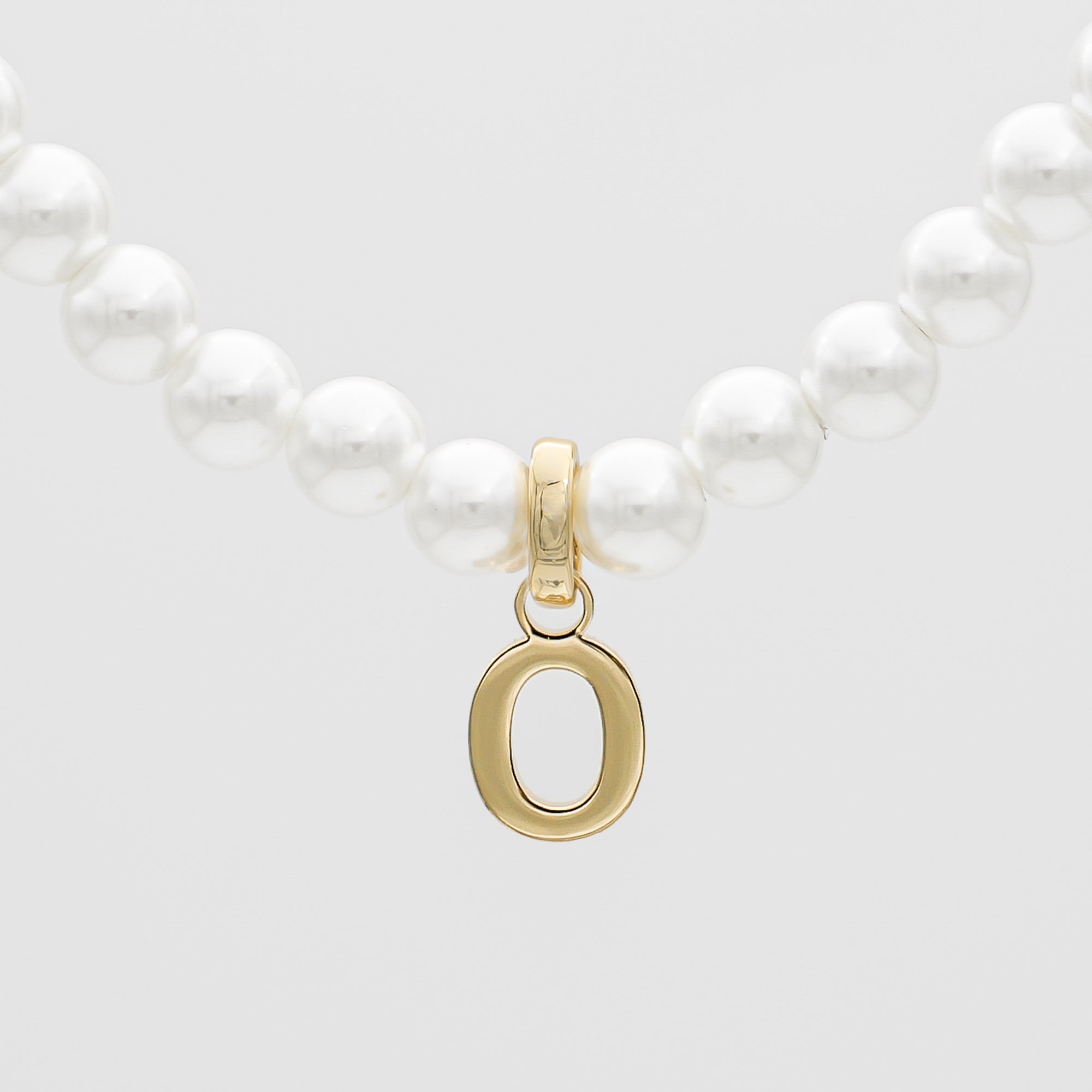 Classic Pearl Initial Necklace