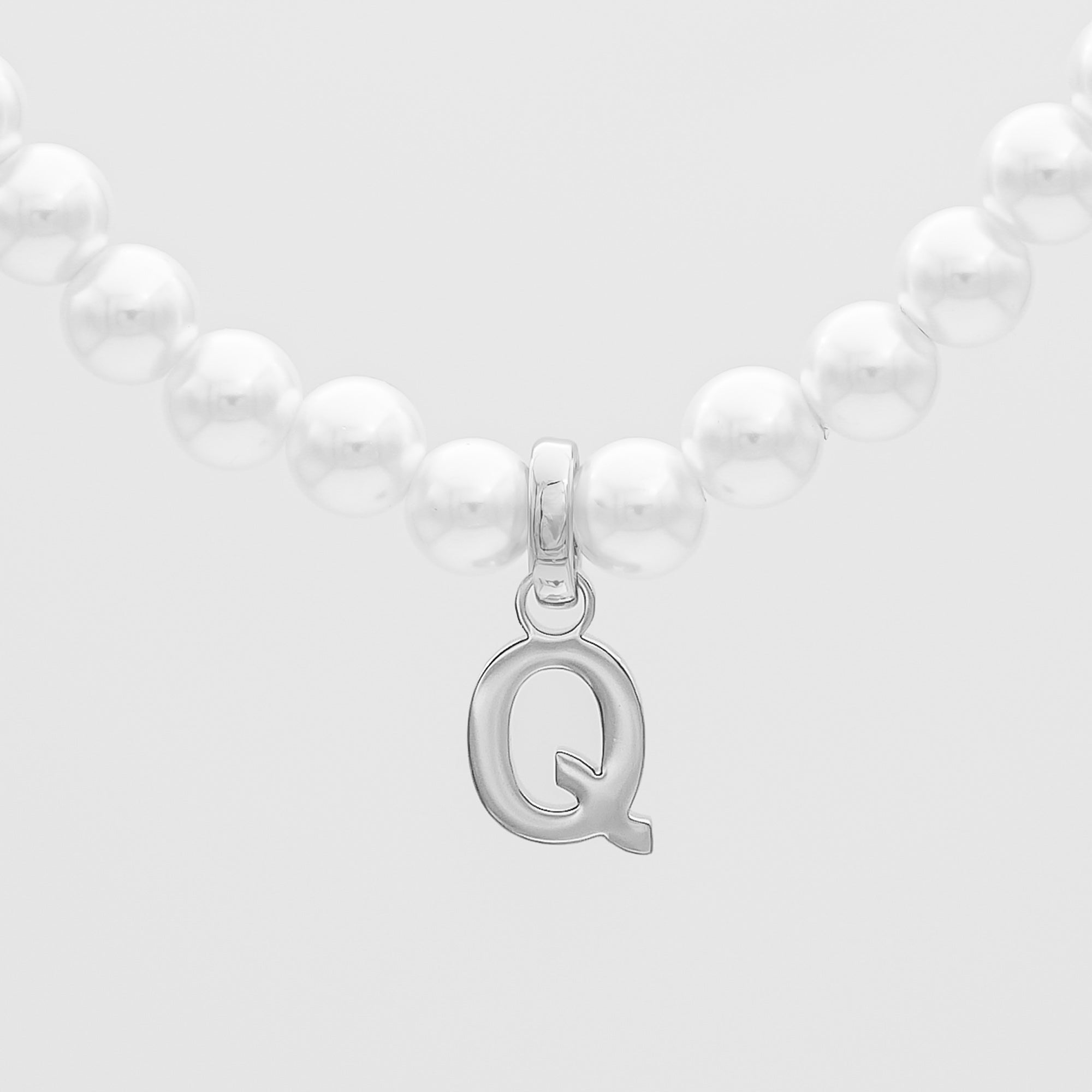 Classic Pearl Initial Necklace