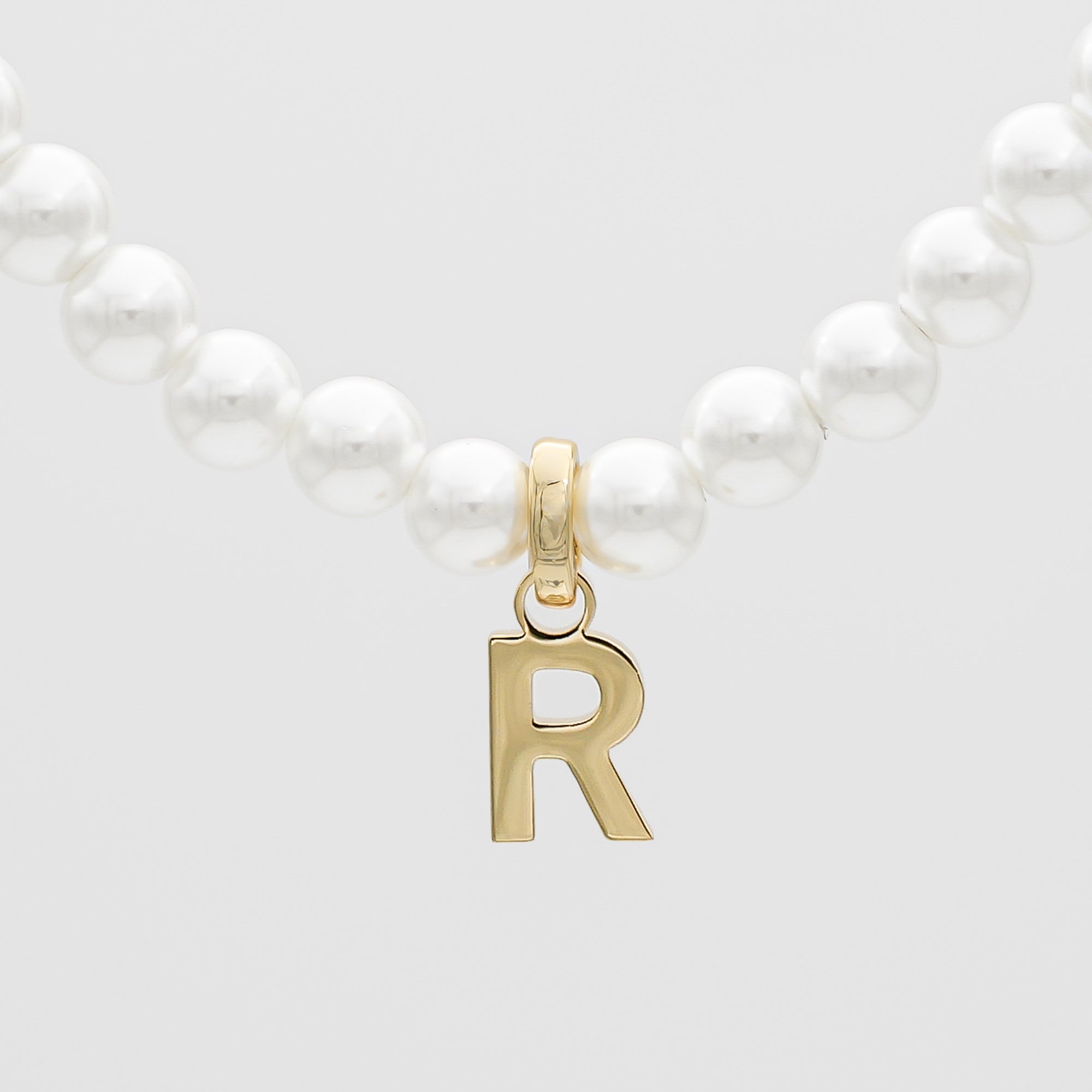 Classic Pearl Initial Necklace