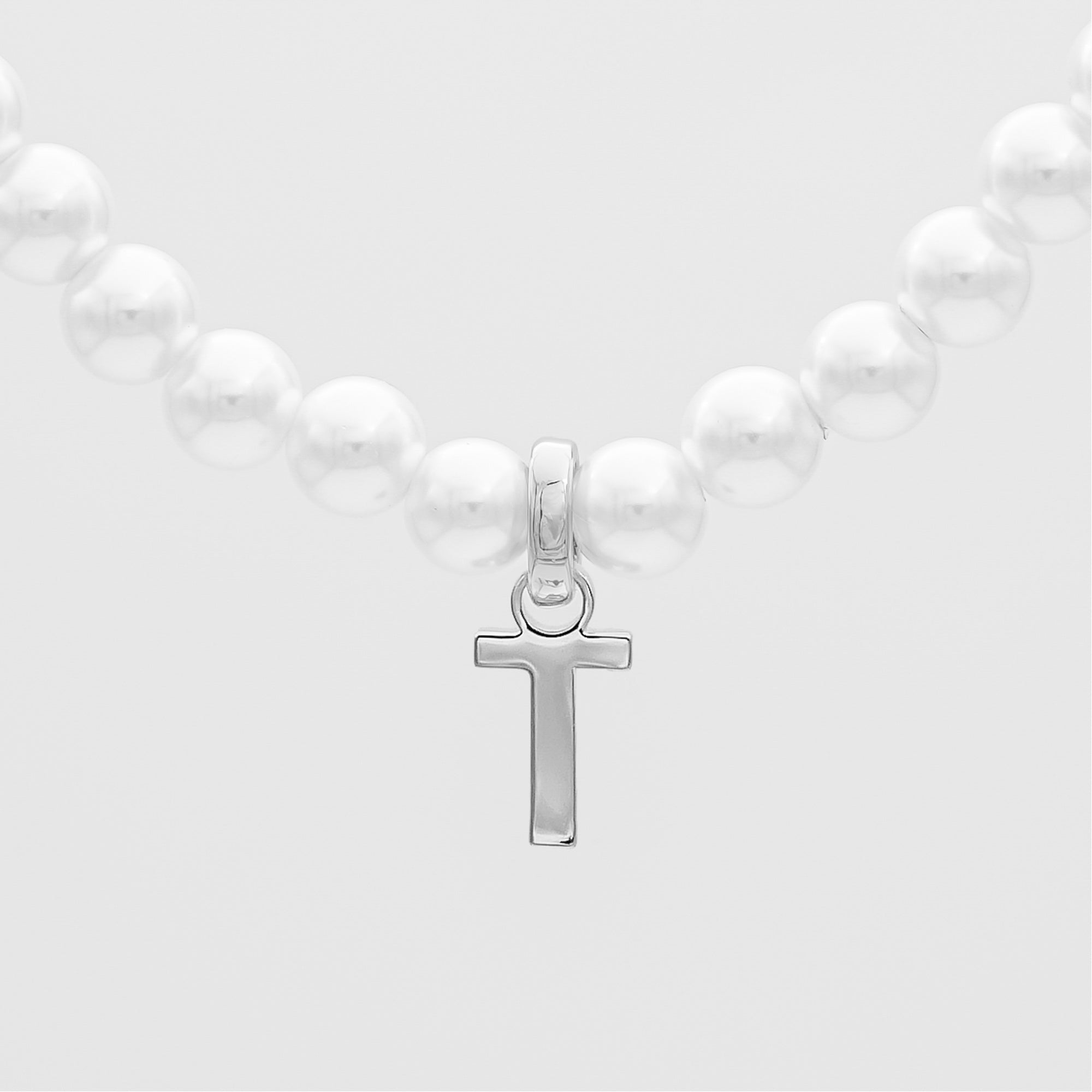 Classic Pearl Initial Necklace