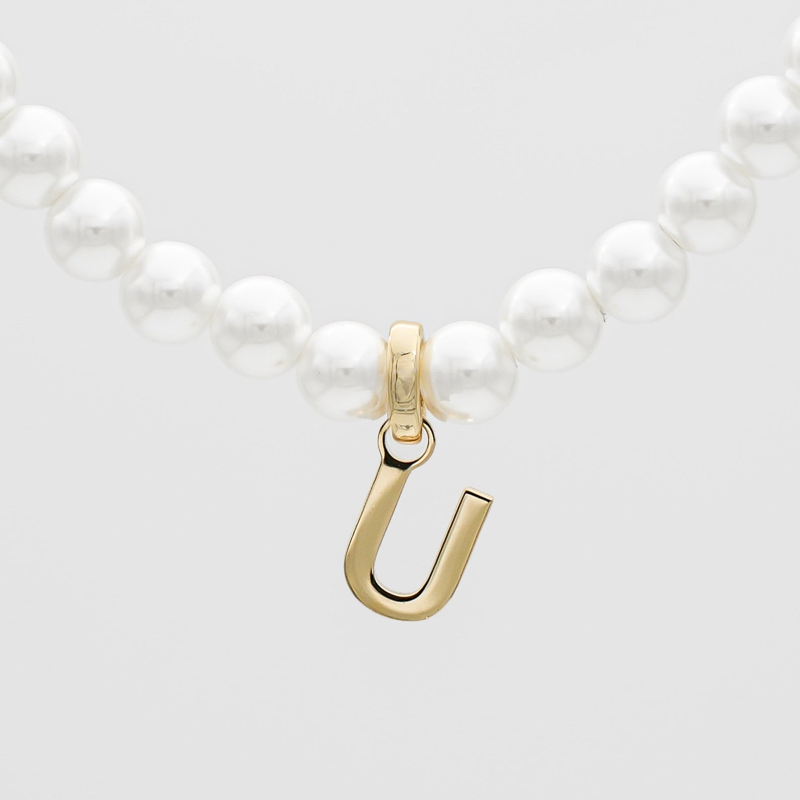 Classic Pearl Initial Necklace