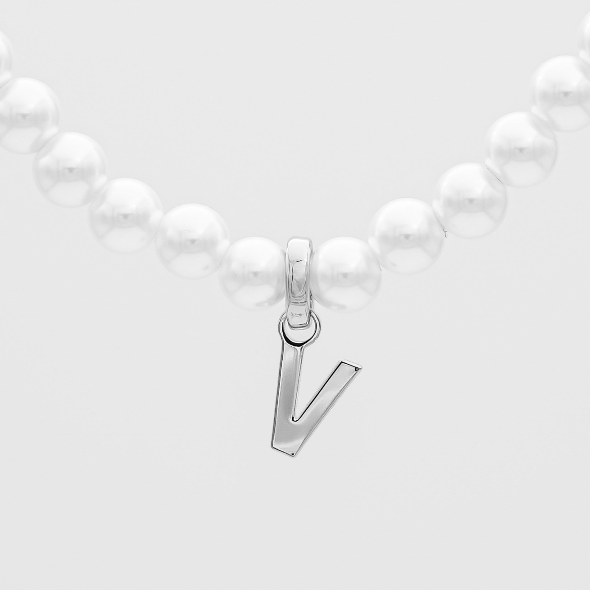 Classic Pearl Initial Necklace