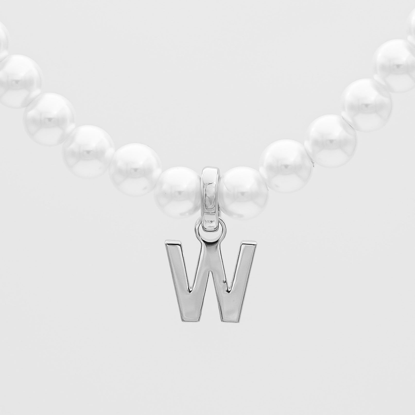 Classic Pearl Initial Necklace