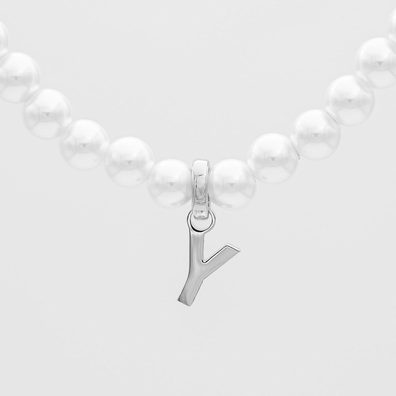 Classic Pearl Initial Necklace