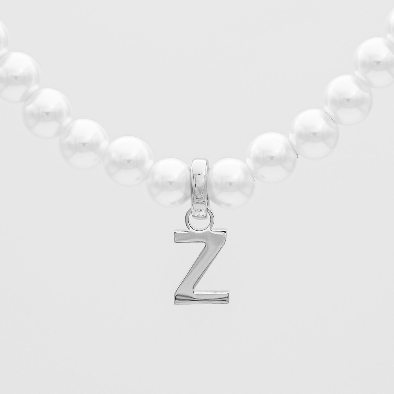 Classic Pearl Initial Necklace