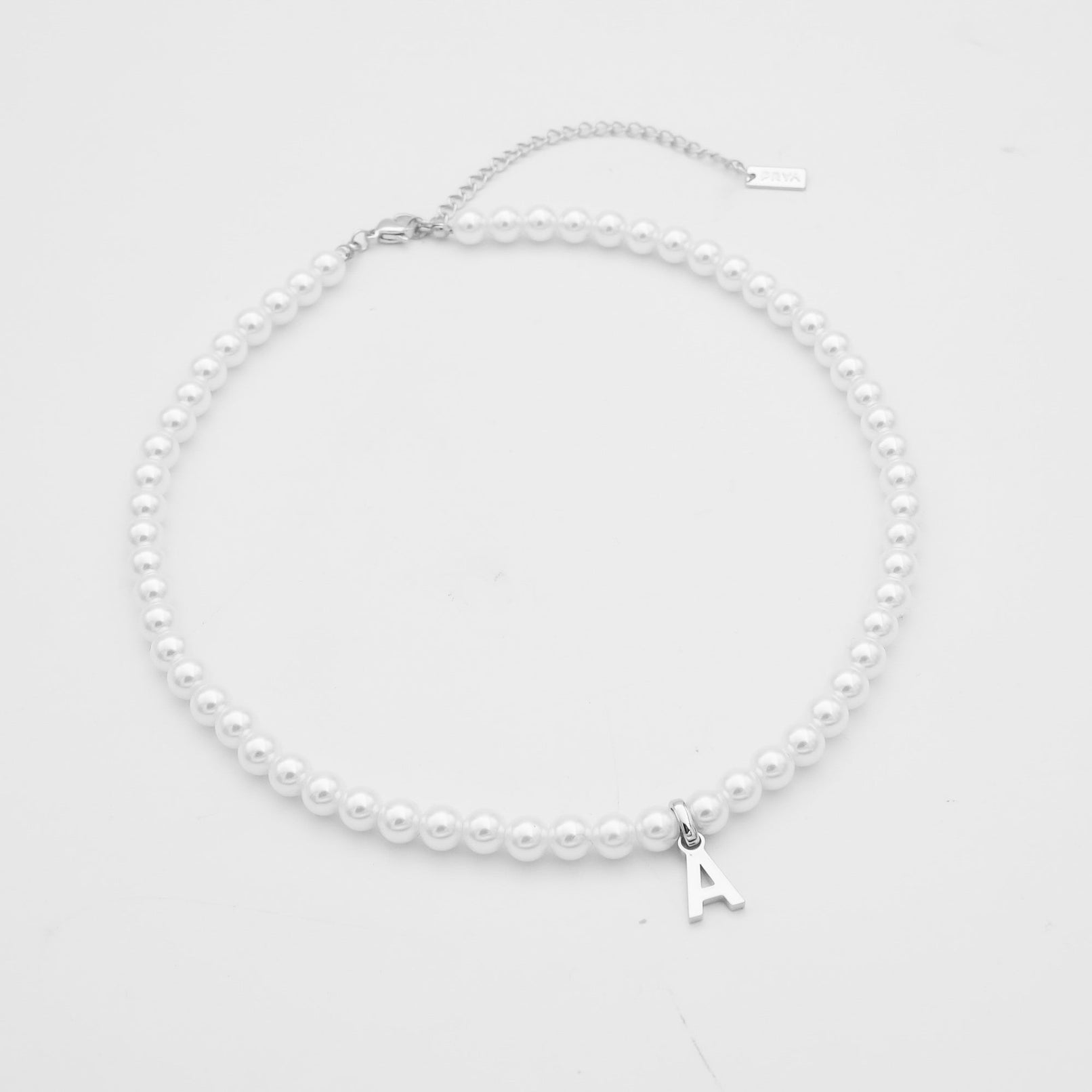 Classic Pearl Initial Necklace