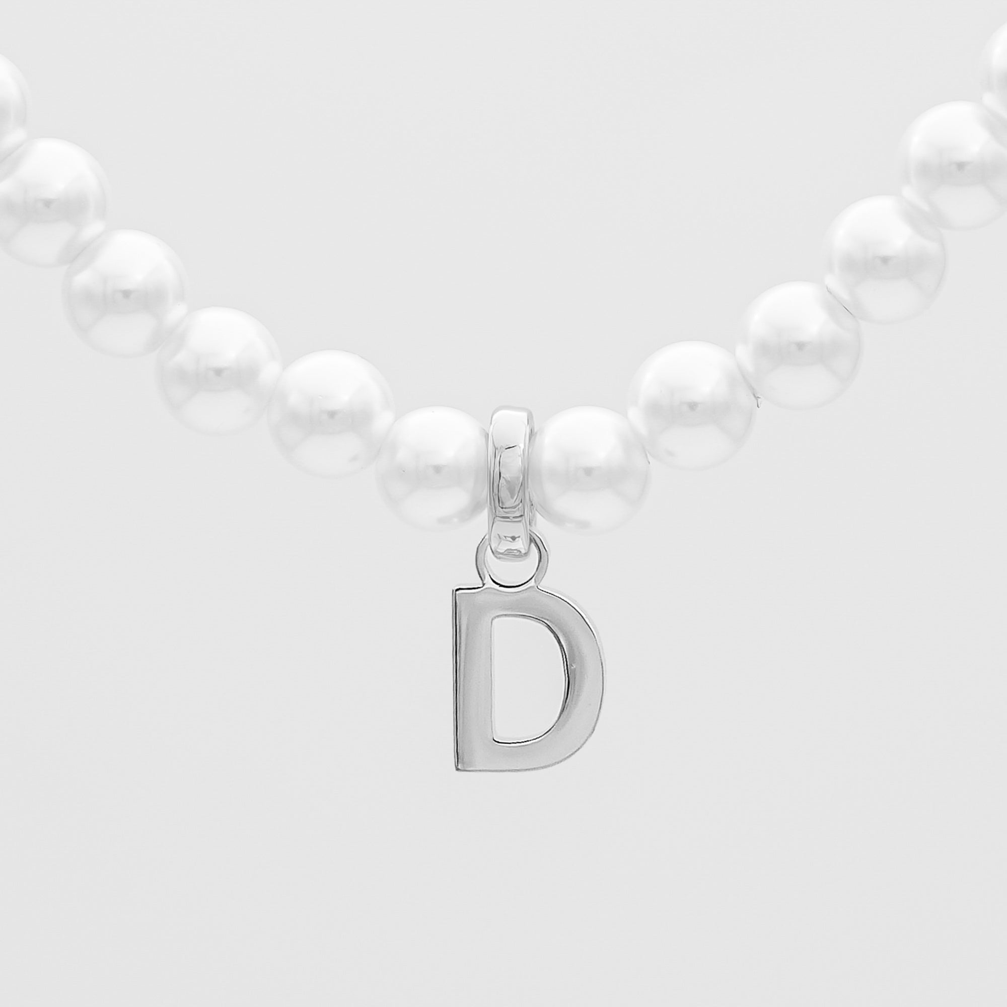 Classic Pearl Initial Necklace