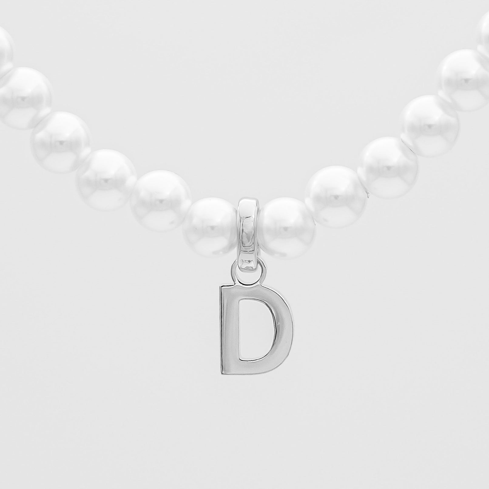 Classic Pearl Initial Necklace