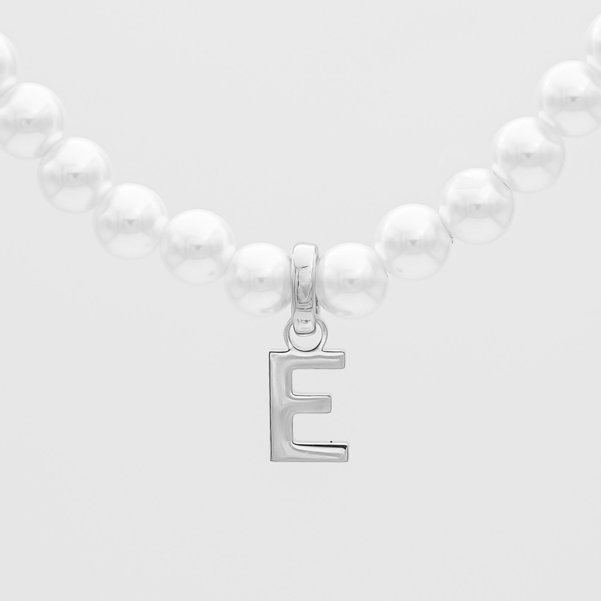 Classic Pearl Initial Necklace