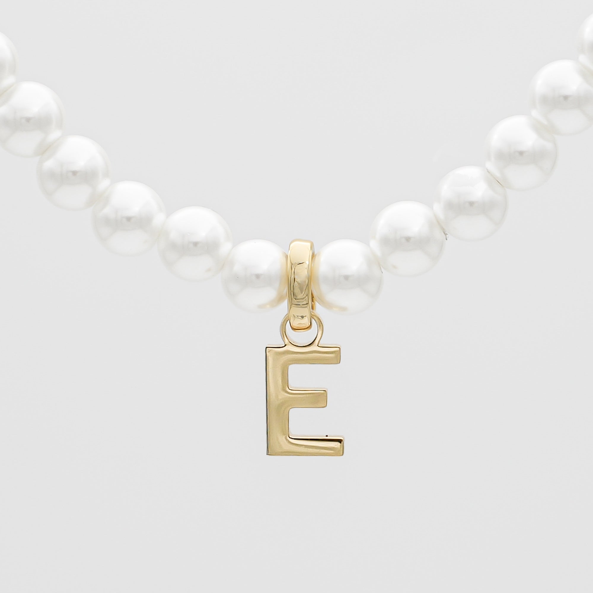 Classic Pearl Initial Necklace