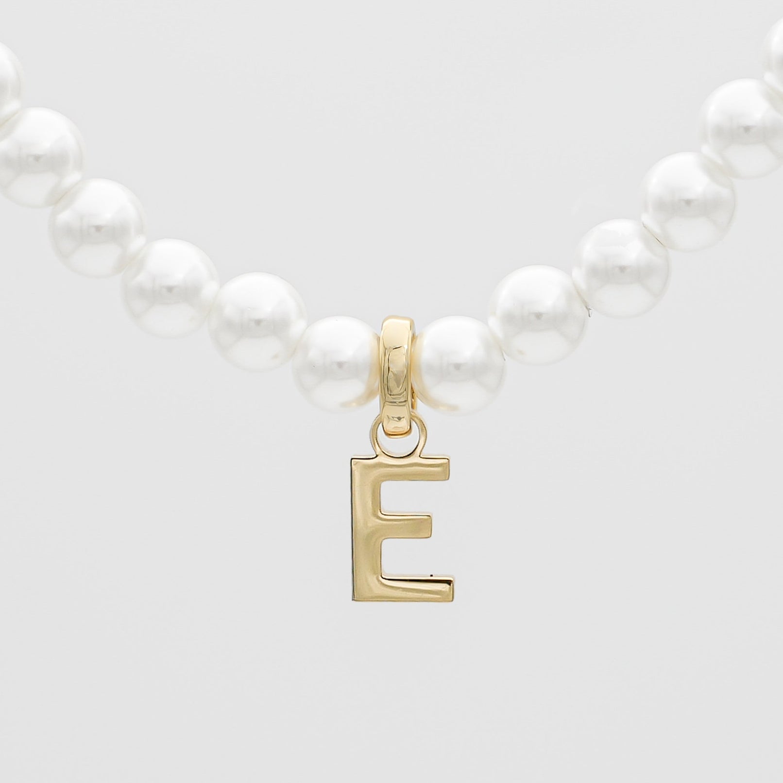 Classic Pearl Initial Necklace