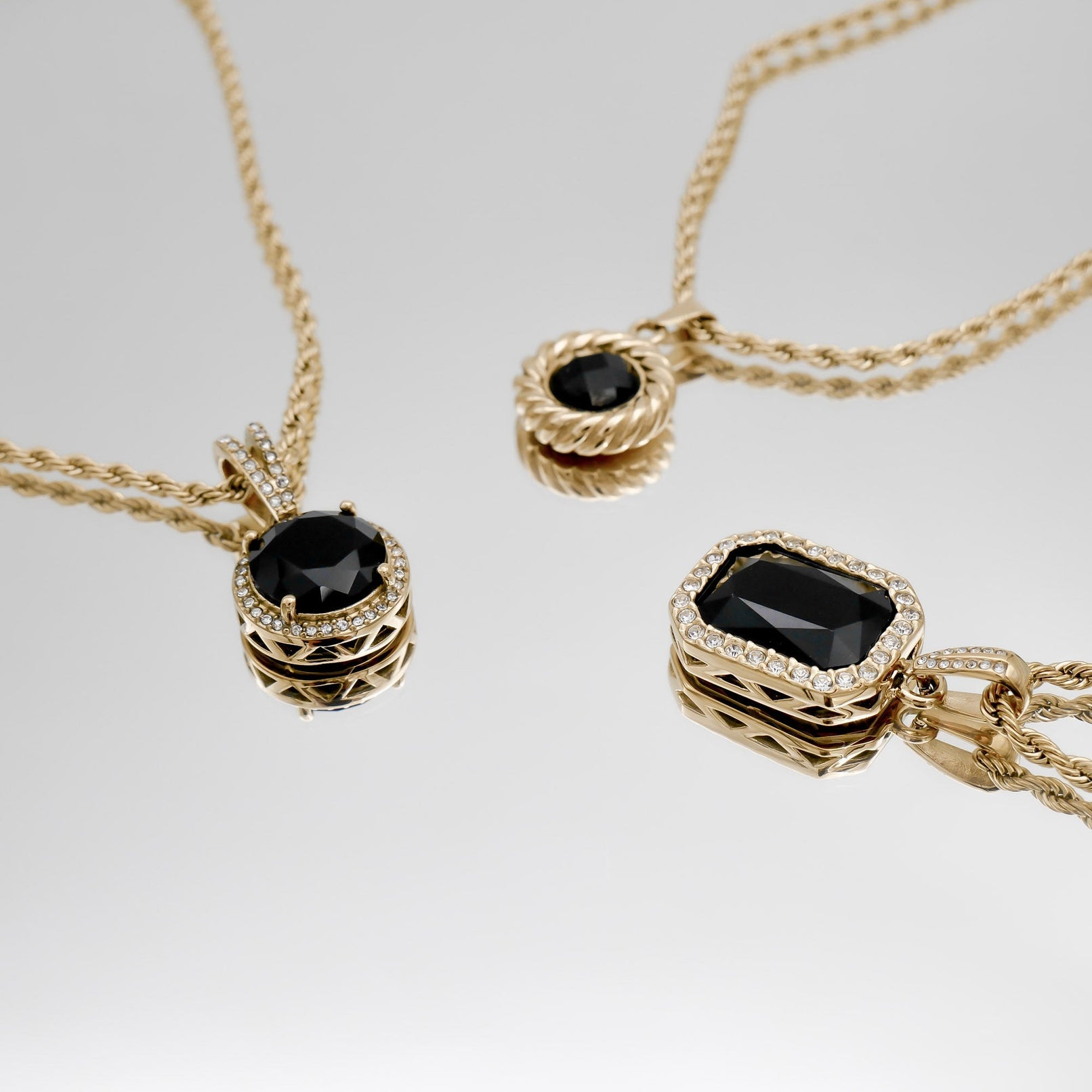 Esme Onyx Round Necklace