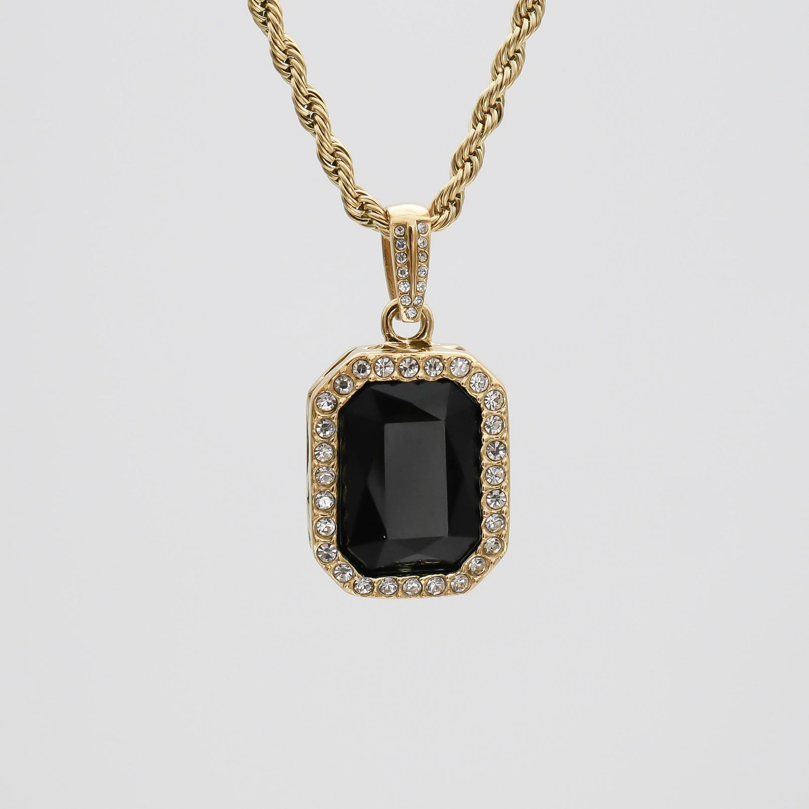 Amelia Onyx Tablet Ketting